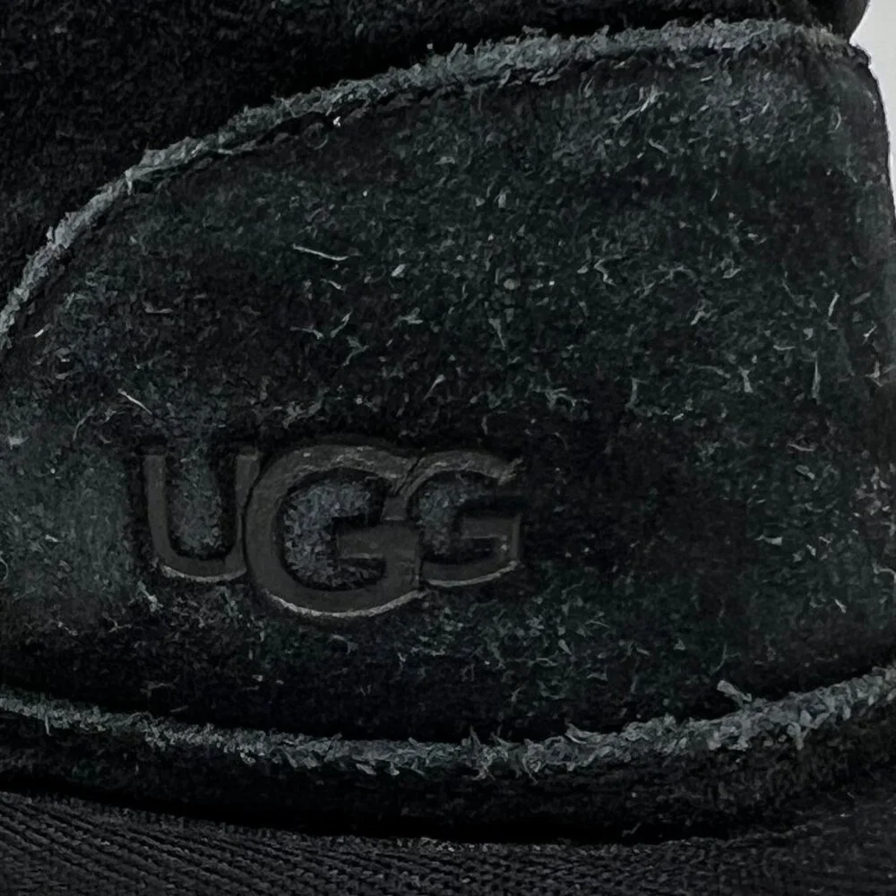 UGG 3236 Neumel Women's Suede‎ Wool Chukka Ankle Boots - Black - Size 12